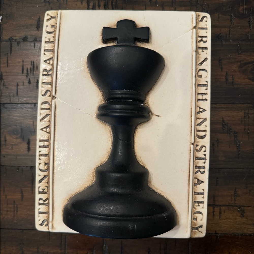 Black Chess King Wall Decor